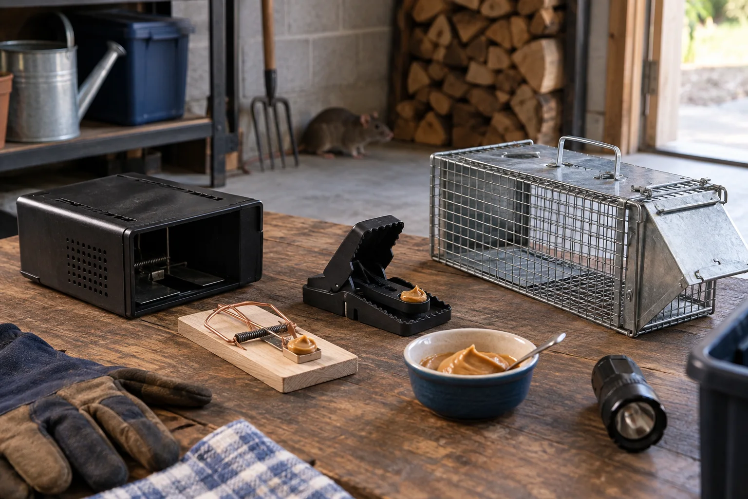 AI-generated illustration for Building a Safe, Practical Rat-Trapping Kit
