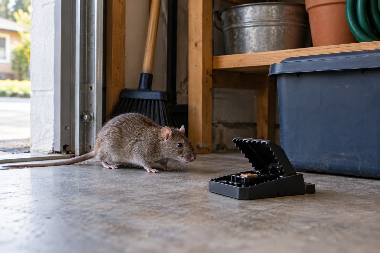 AI-generated illustration for How to Remove Rats From a Home Safely and Effectively